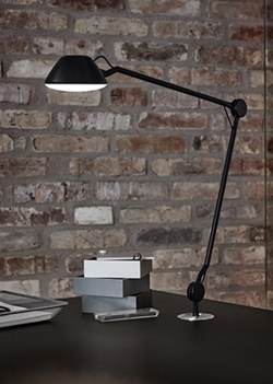 AQ01 tafellamp, zwart