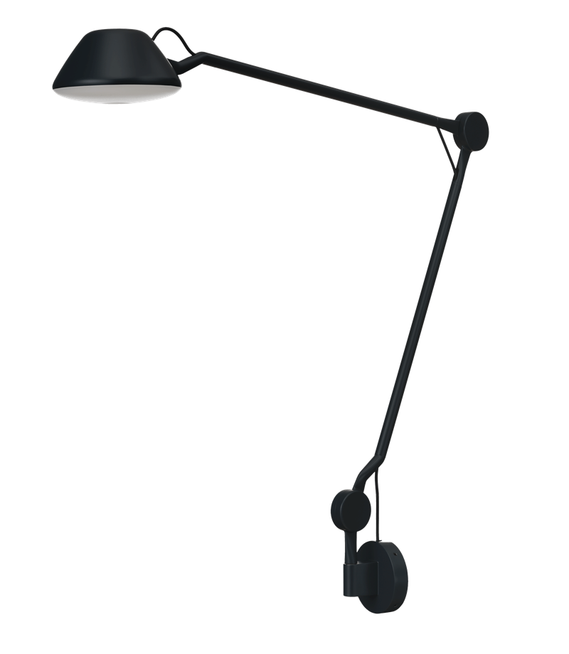 AQ01 wandlamp, zwart