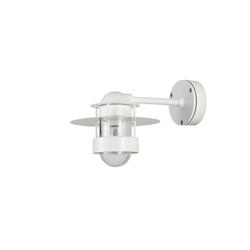 Albertslund Buiten wandlamp met korte arm, wit