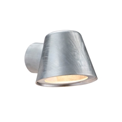 Aleria wandlamp, gegalvaniseerd staal