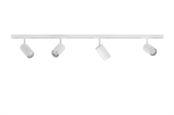 DESIGNLINE railset 2 meter m/4 Tube spots, wit