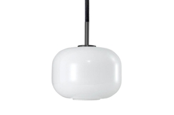 Cuscino hanglamp small Ø15, titanium/opal