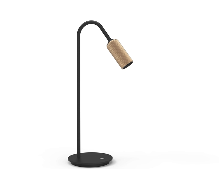 Decor T1 tafellamp, zwart/messing