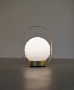 Palla T1 batterijlamp / tafellamp, messing