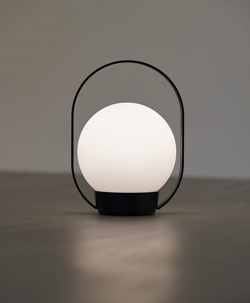 Palla T1 batterijlamp / tafellamp, mat zwart