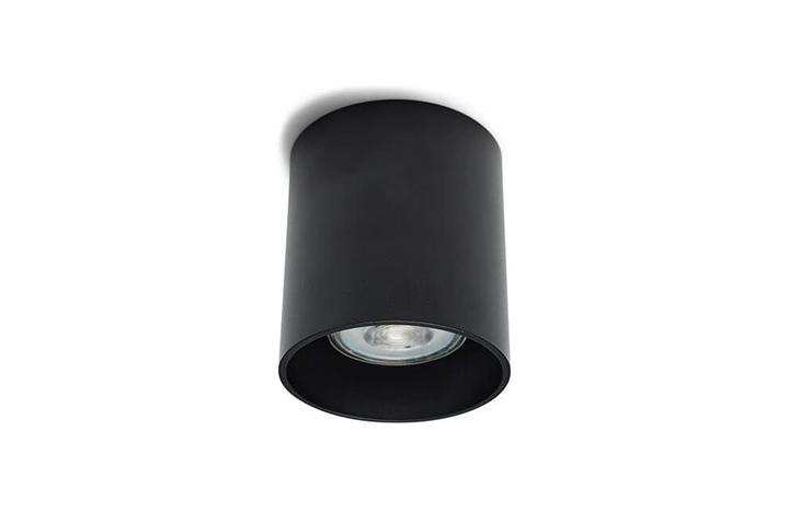 TUBE plafondlamp GU10, zwart