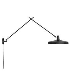 Arigato 45 wandlamp, zwart