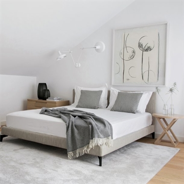 ARIGATO wandlamp dubbel m/snoer, wit