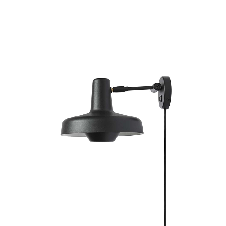 ARIGATO wandlamp extra kort, zwart