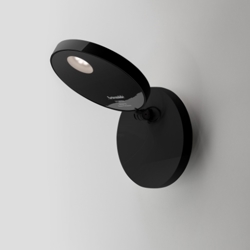 Demetra Faretto wandlamp 2700K, on/off, zwart