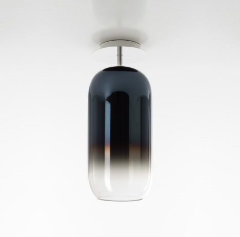 Gople plafondlamp, blauw