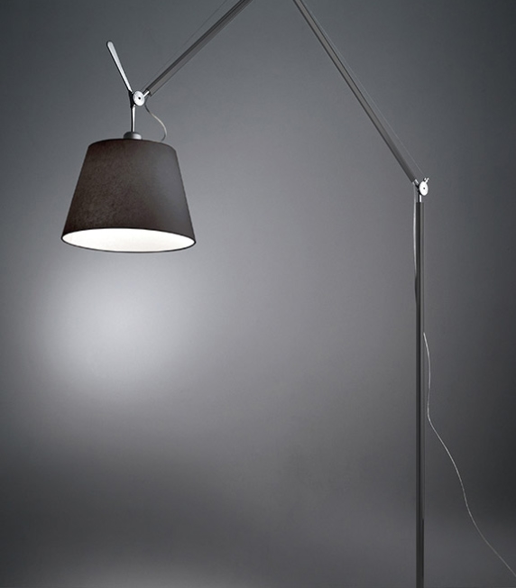Tolomeo Mega Terra zwart, Ø42