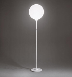 Castore 35 vloerlamp, wit