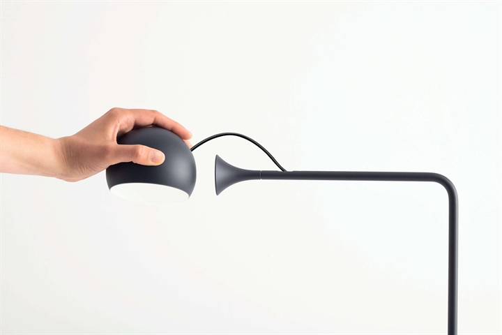 Ixa lampenkap, antraciet