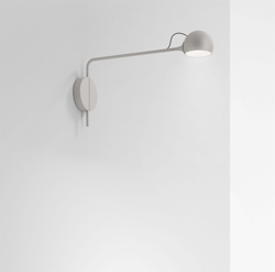 Ixa wandlamp hardwired, grijswit