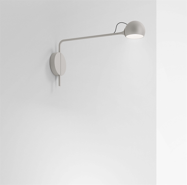 Ixa wandlamp hardwired, grijswit