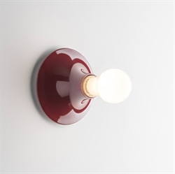 Teti wandlamp / plafondlamp, ruby red