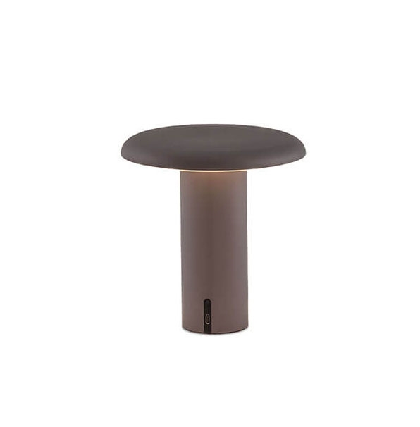 Takku tafellamp / batterijlamp, geanodiseerd grijs