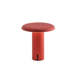 Takku tafellamp / batterijlamp, geanodiseerd rood