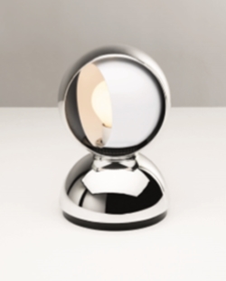 Eclisse tafellamp / wandlamp, chroom