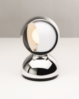 Eclisse tafellamp / wandlamp, chroom