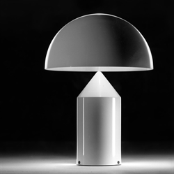 Atollo 233 tafellamp, wit
