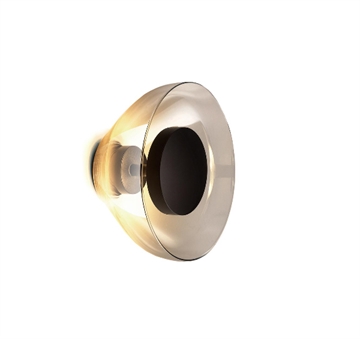 Aura wandlamp, transparant-gerookt