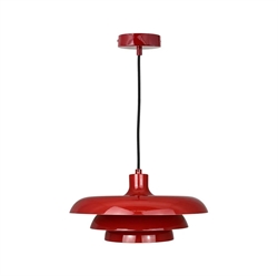 Ava hanglamp Ø31, donkerrood