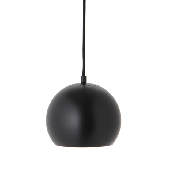 Ball Hanglamp Ø18, mat zwart