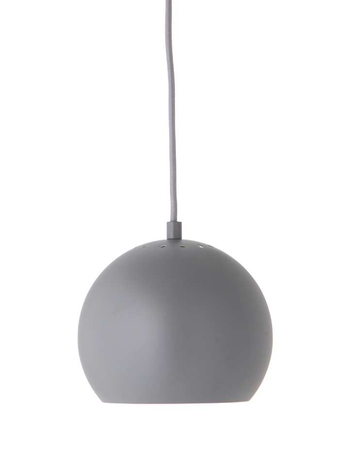 Ball hanglamp Ø18, lichtgrijs