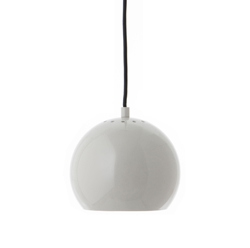 Ball hanglamp Ø18, glanzend grijs (limited)