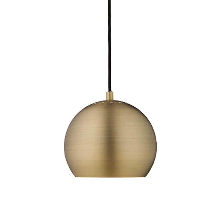Ball hanglamp Ø18, mat antiek messing