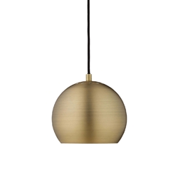 Ball hanglamp Ø18, mat antiek messing