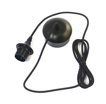 Ballroom hanglamp - losse fitting, zwart XL