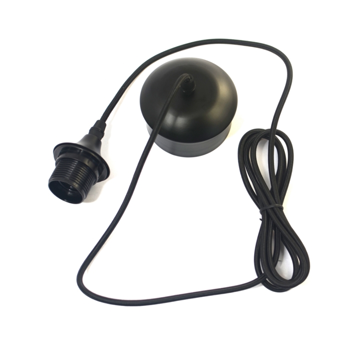 Ballroom hanglamp - losse fitting, zwart XL