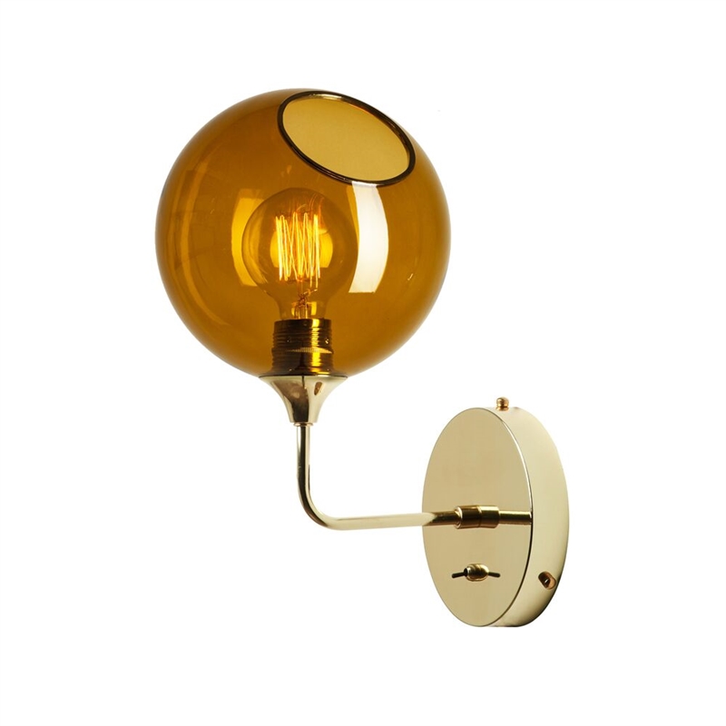 Ballroom The Wall 37 wandlamp, amber