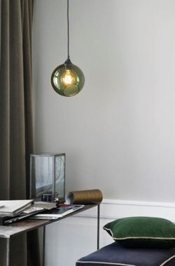 Ballroom hanglamp, groen