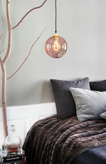 Ballroom hanglamp, rose