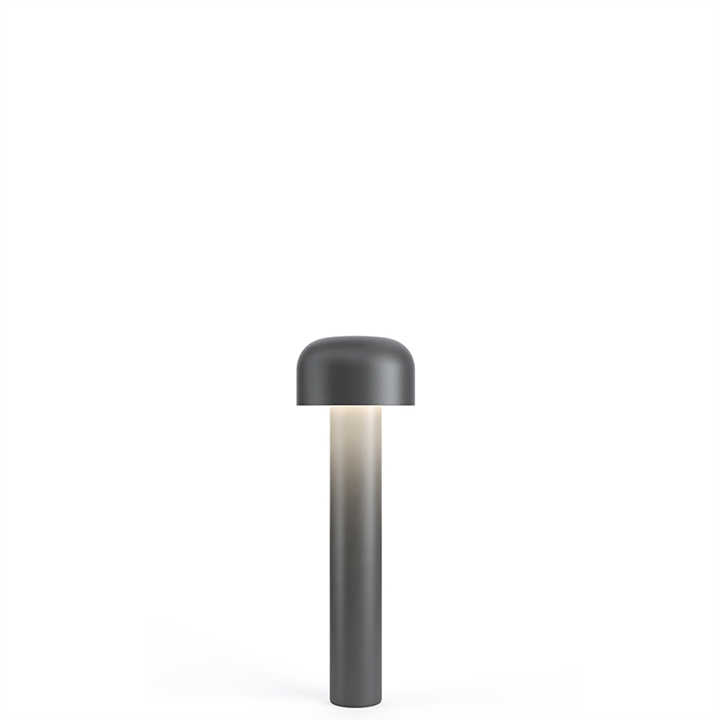 Bellhop Bollard H380 buiten vloerlamp, antraciet