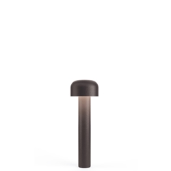 Bellhop Bollard H380 buitenvloerlamp, bruin