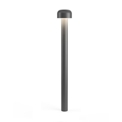 Bellhop Bollard H850 buiten vloerlamp, antraciet