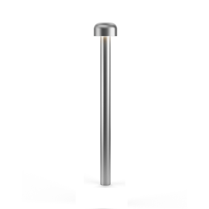 Bellhop Bollard H850 buitenvloerlamp, roestvrij staal