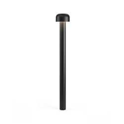 Bellhop Bollard H850 buiten vloerlamp, zwart