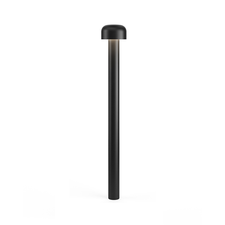 Bellhop Bollard H850 buiten vloerlamp, zwart