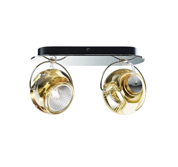 Beluga 2 wandlamp/plafondlamp, amber