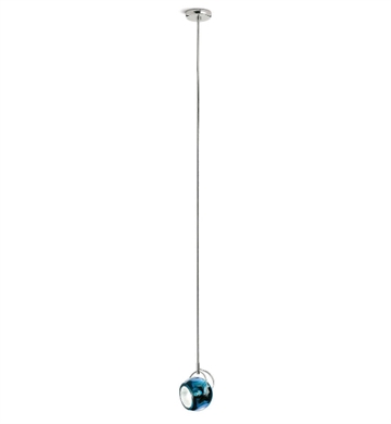 Beluga hanglamp, blauw