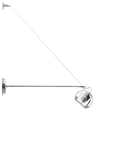 Beluga wandlamp op arm, helder