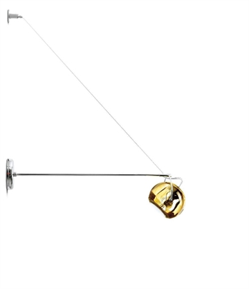 Beluga wandlamp op arm, amber