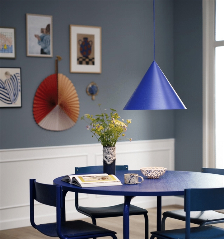 Benjamin hanglamp Ø46, atomic blauw