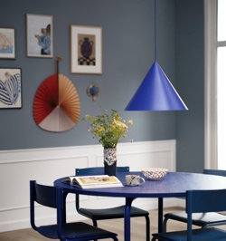 Benjamin hanglamp Ø46, atomic blauw